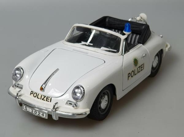 Porsche 356 B Cabrio -Polizei- 1:18