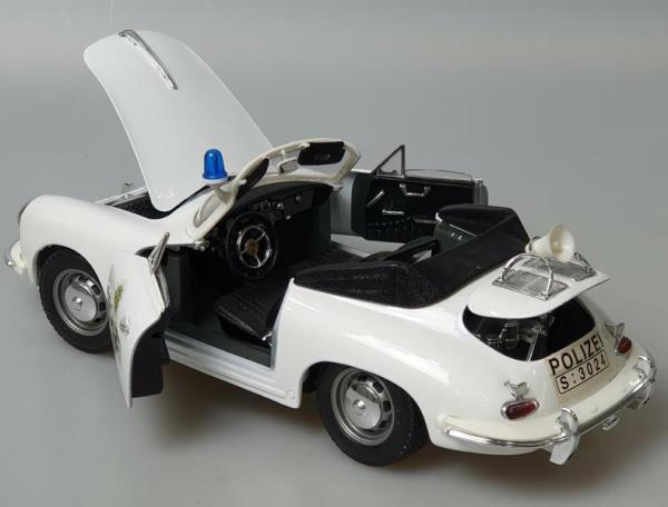 Porsche 356 B Cabrio -Polizei- 1:18