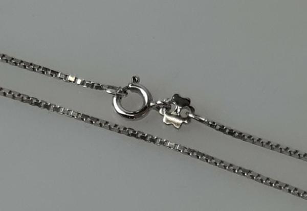 Venezianerhalskette aus 835er Silber, Länge 38,0 cm, Gewicht: 2,5g