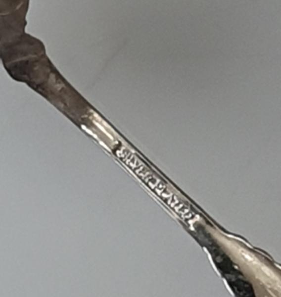 Sammellöffel "Wuppertal" versilbert, Länge: 10,5 cm, Gewicht: 11,8g