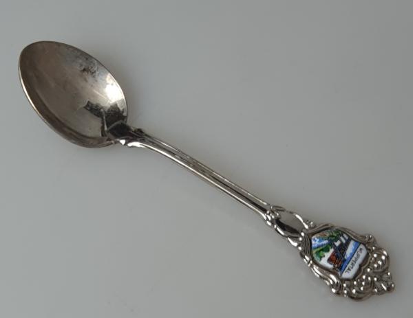 Sammellöffel "Wuppertal" versilbert, Länge: 10,5 cm, Gewicht: 11,8g