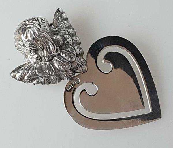 Notizzettelhalter "Engel" aus 925er Sterlingsilber, Gewicht : 12,0g