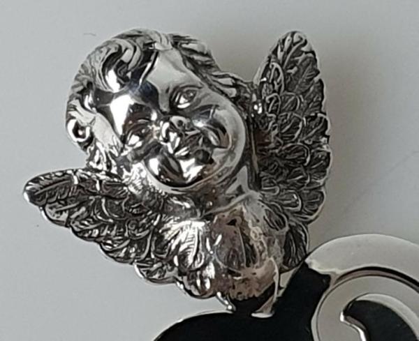 Notizzettelhalter "Engel" aus 925er Sterlingsilber, Gewicht : 12,0g