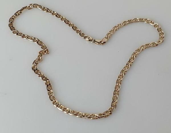 Doppelanker Halskette aus 333er Gold, Länge 42,5 cm, Gewicht: 8,5g