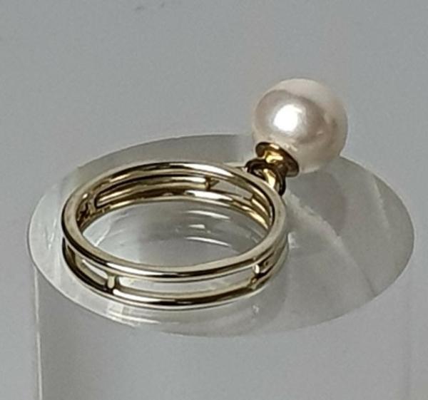 Ring mit Hängerfunktion aus 333er Gold, Größe 62 Gewicht: 6,3g