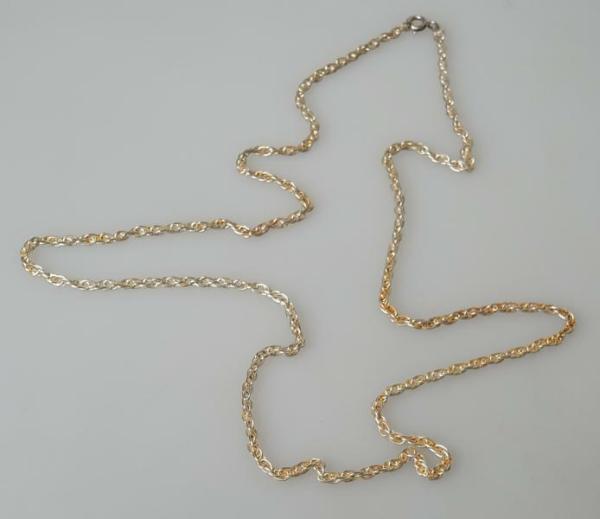 Doppelankerhalskette aus 925er Sterlingsilber, Länge 66,0 cm, Gewicht: 7,5g