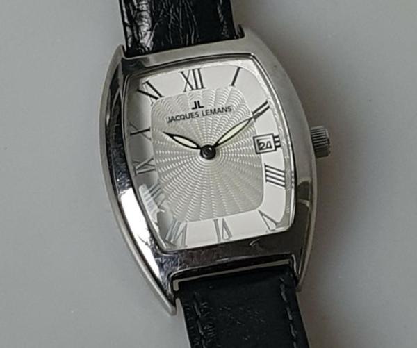 Jacques LeMans Damen Armbanduhr Classic Line mit Lederband, Modell 1-1018