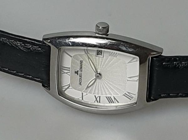 Jacques LeMans Damen Armbanduhr Classic Line mit Lederband, Modell 1-1018