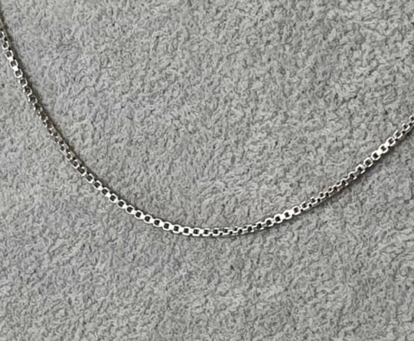 Venezianer Halskette aus 925er Sterlingsilber, Länge: 51,5 cm, Gewicht: 5,3g