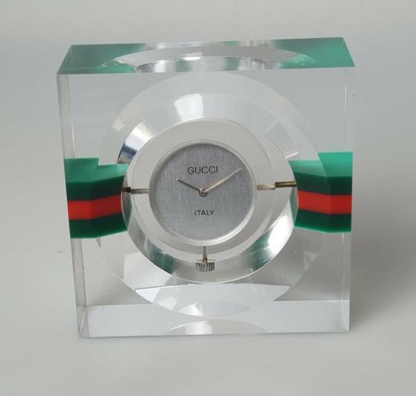 Vintage Gucci Tischuhr 1970s, sehr selten, Schätzpreis: 490,- €