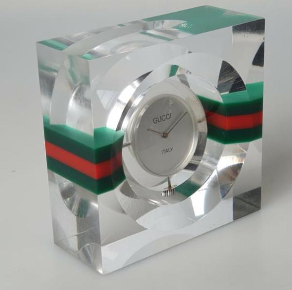 Vintage Gucci Tischuhr 1970s, sehr selten, Schätzpreis: 490,- €