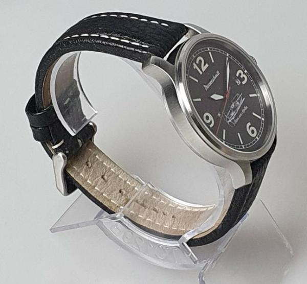 Messerschmitt -Stern von Afrika- Herren Armbanduhr mit Lederband