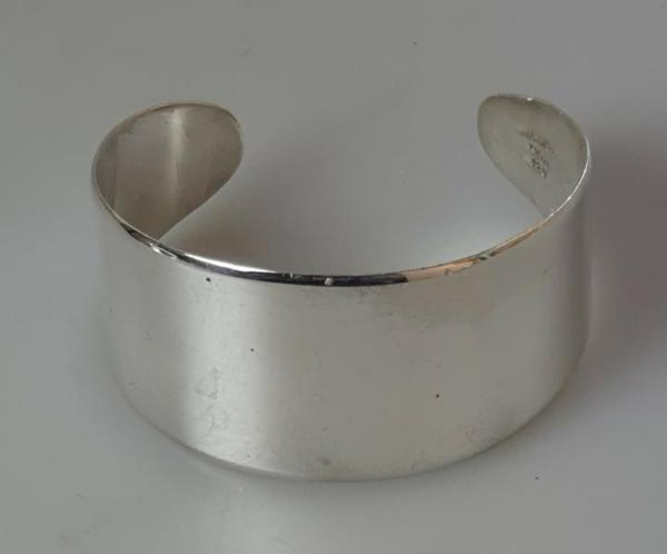 Armspange aus 925er Sterlingsilber, Mexiko, Gewicht: 36,5g