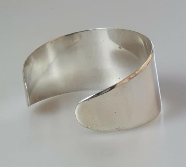 Armspange aus 925er Sterlingsilber, Mexiko, Gewicht: 36,5g