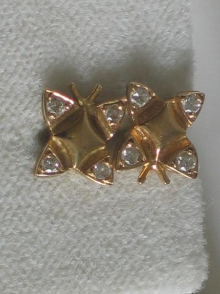 Elegante feine Diamant Ohrstecker aus 750er Gold, Gewicht: 2,1g