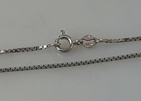 Venezianerkette aus 925er Sterlingsilber, Länge 50,0 cm Gewicht: 3,9g