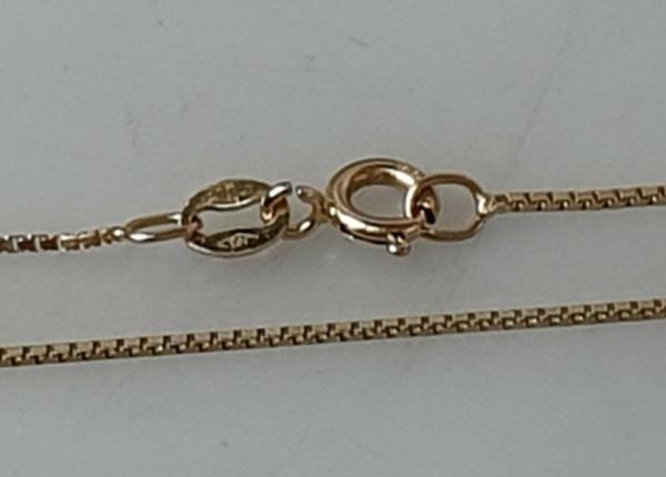 Venezianerhalskette aus 585er Gold, Länge: 41,0 cm, Gewicht: 2,7g