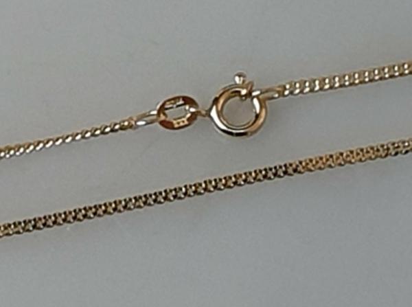 Panzerhalskette aus 333er Gold, Länge 61,0 cm, Gewicht: 4,2g
