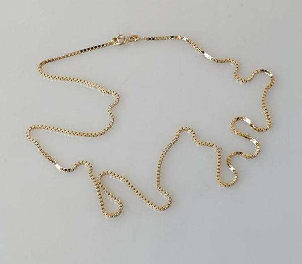 Venezianerhalskette aus 585er Gold, Länge 55,0 cm, Gewicht: 7,6g