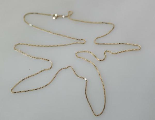 Venezianerhalskette aus 333er Gold, Länge 81,5 cm, Gewicht: 6,1g