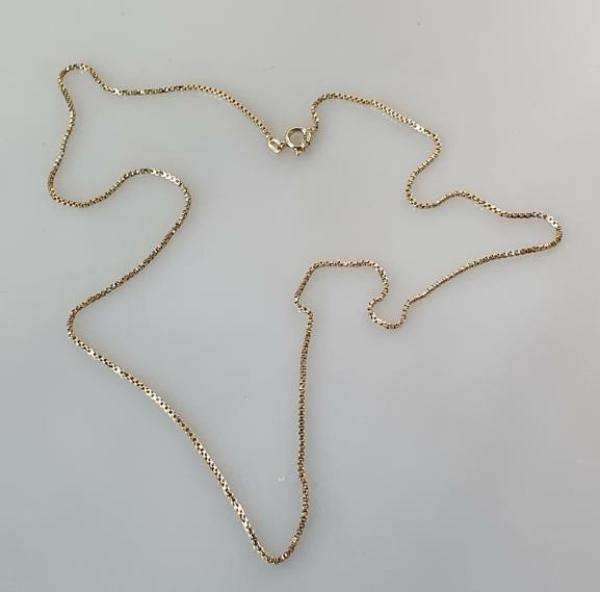 Venezianerhalskette aus 333er Gold, Länge 56,5 cm, Gewicht: 5,0g