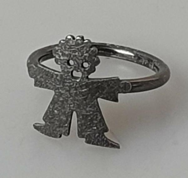 Children of the World Ring aus 925er Sterlingsilber, Größe 52, Gewicht: 3,0g