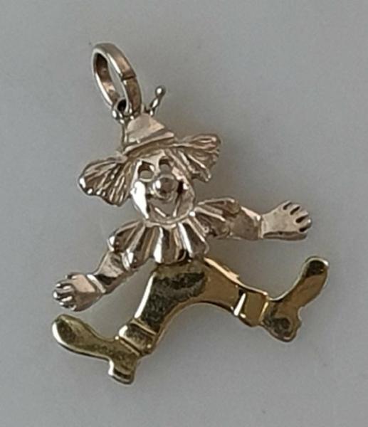 Kettenanhänger "Harlekin" aus 925er Sterlingsilber, Gewicht: 1,5g