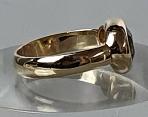 Smaragd- Diamantring, 585 Gold, Größe 55, Gewicht: 5,9g