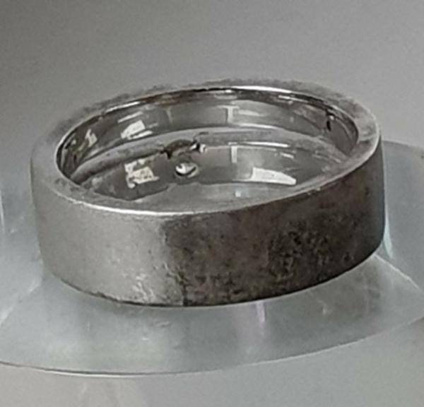 Zirkonia Schmucksteinring aus 925er Sterlingsilber, Größe 59, Gewicht: 7,6g