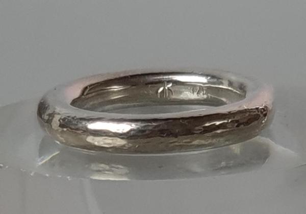 Bandring aus 925er Sterlingsilber, Größe 51, Gewicht: 7,1g