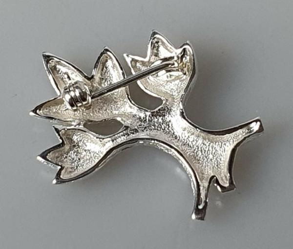 Brosche -Baum- aus 925er Sterlingsilber, Gewicht: 4,4g