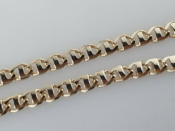 Doppelanker Halskette aus 333er Gold, Länge 50,5 cm, Gewicht: 18,9g