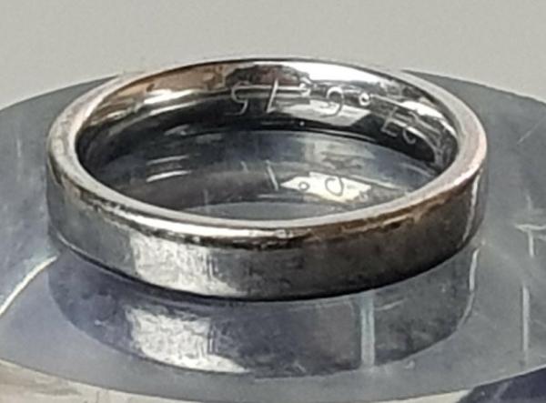 Bandring aus 750er Weissgold, Größe 56, Gewicht: 7,1g