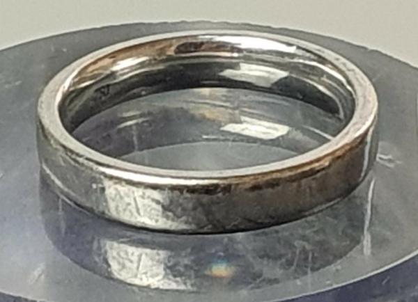 Bandring aus 750er Weissgold, Größe 56, Gewicht: 7,1g