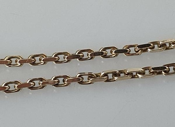 Ankerkettenarmband aus 333er Gold, Länge 22,5 cm, Gewicht: 6,3g