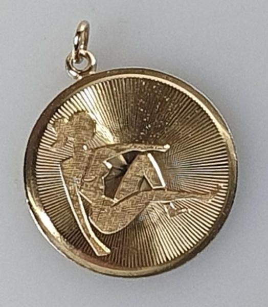 Sternzeichenanhänger Jungfrau aus 333er Gold, Gewicht: 1,8g