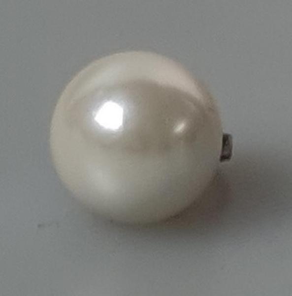 Kettenanhänger Perle 925er Sterlingsilber, Gewicht: 3,1g