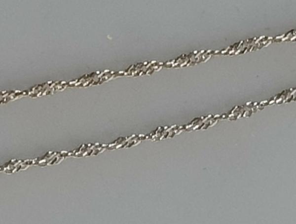 Halskette von FBM aus 925er Sterlingsilber, Länge 43,0 cm, Gewicht: 2,1g