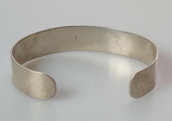 Armspange aus 925er Sterlingsilber, Gewicht: 28,5g