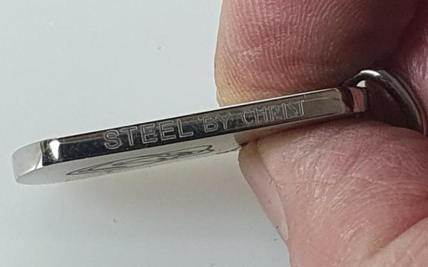 Dog Tag Anhänger -Sternzeichen Zwilling- von Christ aus Edelstahl