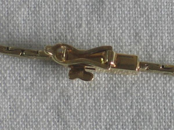 NEU Collier aus 585er Gelbgold mattiert mit Diamanten, Länge 42,5 cm, Gewicht: 8,9g
