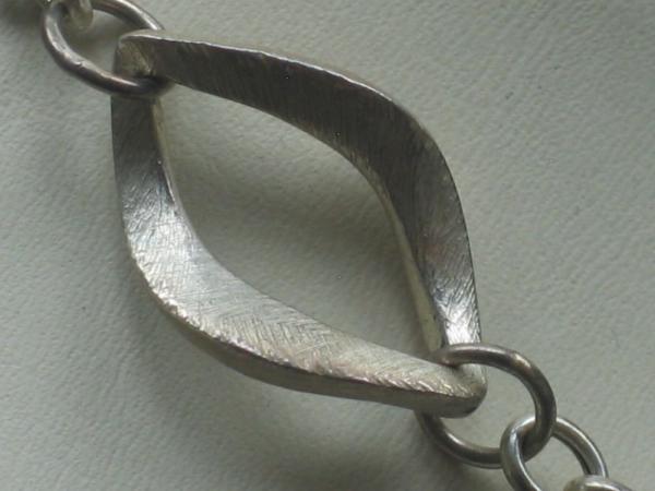 Ankerketten Collier Made in Italy aus 925er Sterlingsilber, Länge 61,2 cm Gewicht: 28,3 Gramm