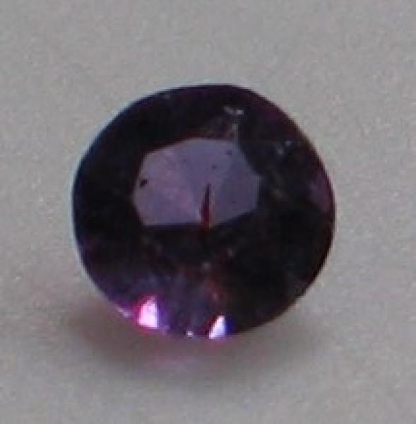 Amethyst, rund violett, Durchmesser: 2,95 mm