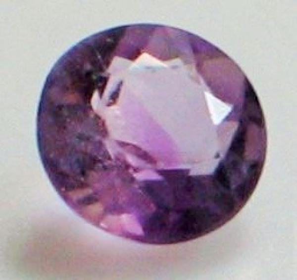 Amethyst, rund violett, Durchmesser: 4,45 mm