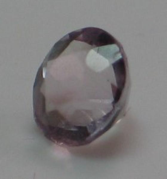 Amethyst, rund violett, Durchmesser: 6,06 mm