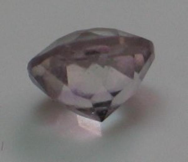 Amethyst, rund violett, Durchmesser: 6,06 mm