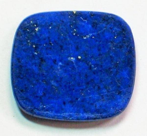 Lapislazuli Platte, rechteckig, abgerundete Ecken, Masse (L/B/H): 15,77 x 14,12 x 2,13 mm