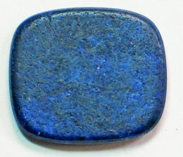 Lapislazuli Platte, rechteckig, abgerundete Ecken, Masse (L/B/H): 17,06 x 14,93 x 2,08 mm