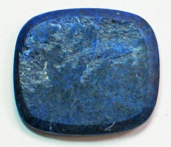 Lapislazuli Platte, rechteckig, abgerundete Ecken, Masse (L/B/H): 17,06 x 14,93 x 2,08 mm
