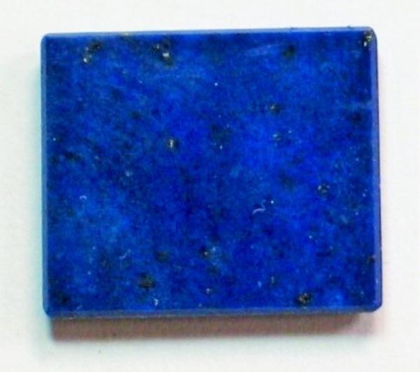 Lapislazuli Platte, rechteckig, Masse (L/B/H): 13,36 x 11,37 x 1,98 mm
